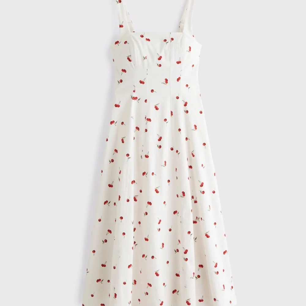 NWT Abercrombie Mila Stretch Midi Dress Size Large - Picture 4 of 13